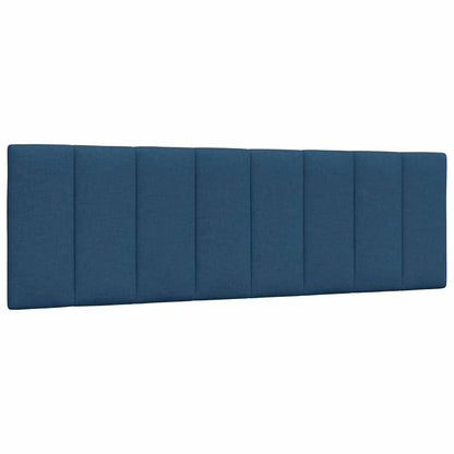 vidaXL Bettgestell ohne Matratze "Hanko" Blau 160x200 cm Stoff
