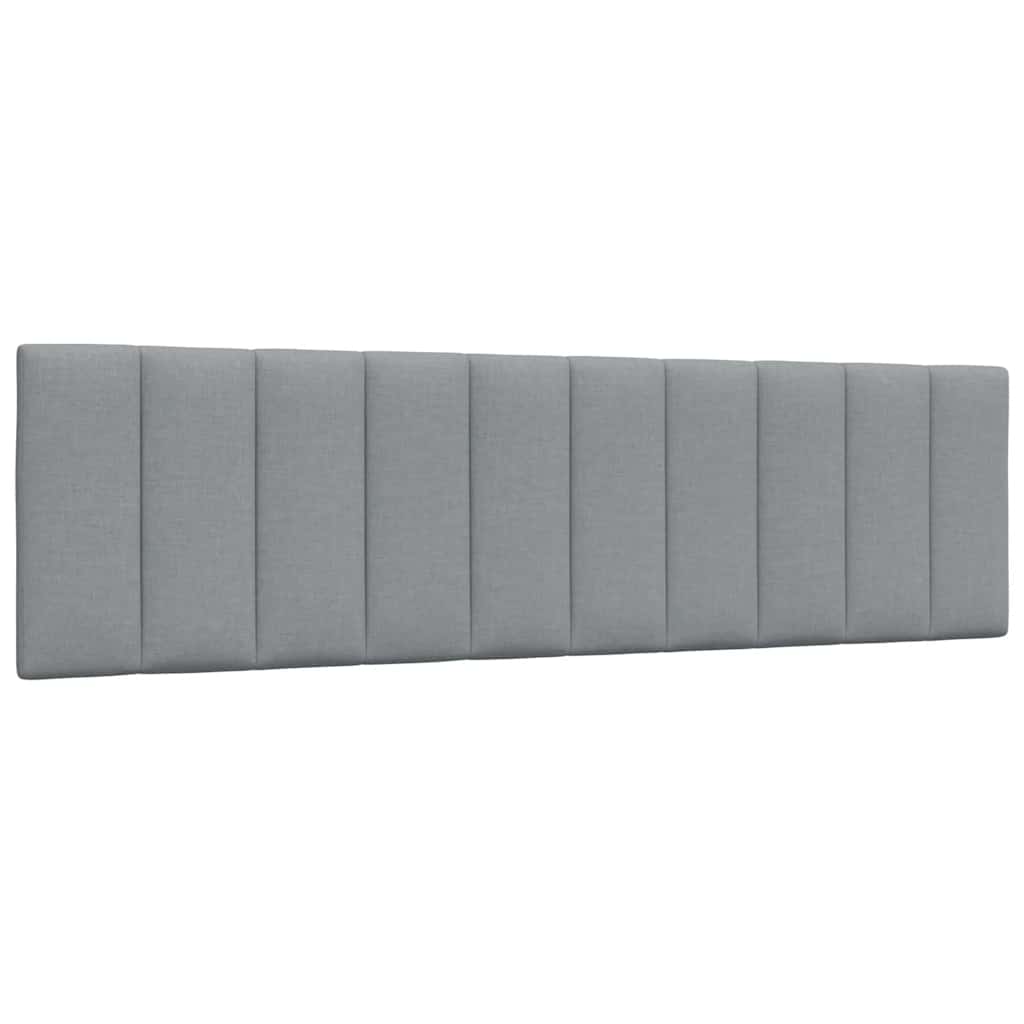 vidaXL Bettgestell ohne Matratze "Hanko" Hellgrau 180x200 cm Stoff