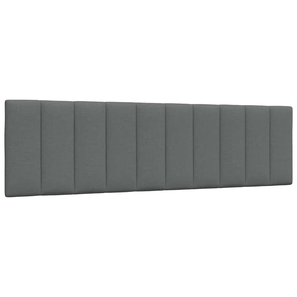 vidaXL Bettgestell ohne Matratze "Hanko" Dunkelgrau 180x200 cm Stoff