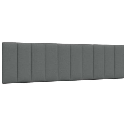 vidaXL Bettgestell ohne Matratze "Hanko" Dunkelgrau 180x200 cm Stoff