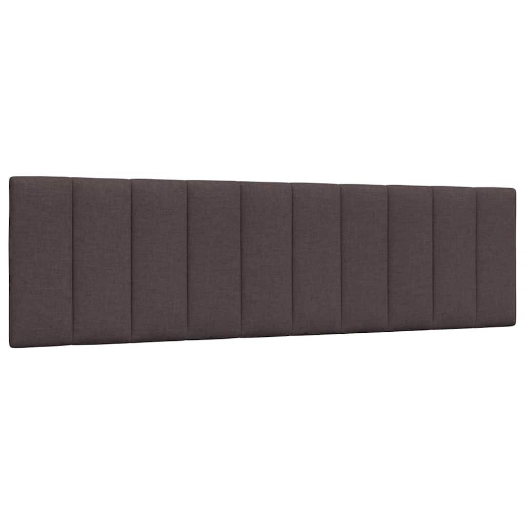 vidaXL Bettgestell ohne Matratze "Hanko" Dunkelbraun 180x200 cm Stoff