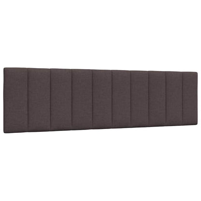 vidaXL Bettgestell ohne Matratze "Hanko" Dunkelbraun 180x200 cm Stoff