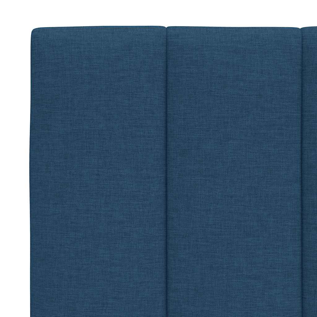vidaXL Bettgestell ohne Matratze "Hanko" Blau 180x200 cm Stoff