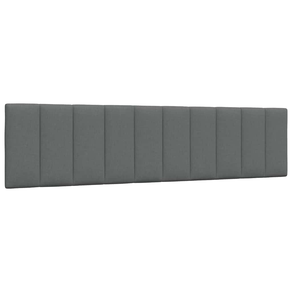 vidaXL Bettgestell ohne Matratze "Hanko" Dunkelgrau 200x200 cm Stoff
