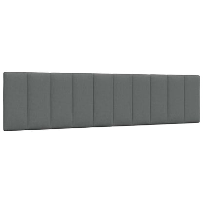 vidaXL Bettgestell ohne Matratze "Hanko" Dunkelgrau 200x200 cm Stoff