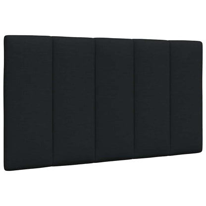 vidaXL Bett mit Matratze "Hanko" Schwarz 80x200 cm Stoff