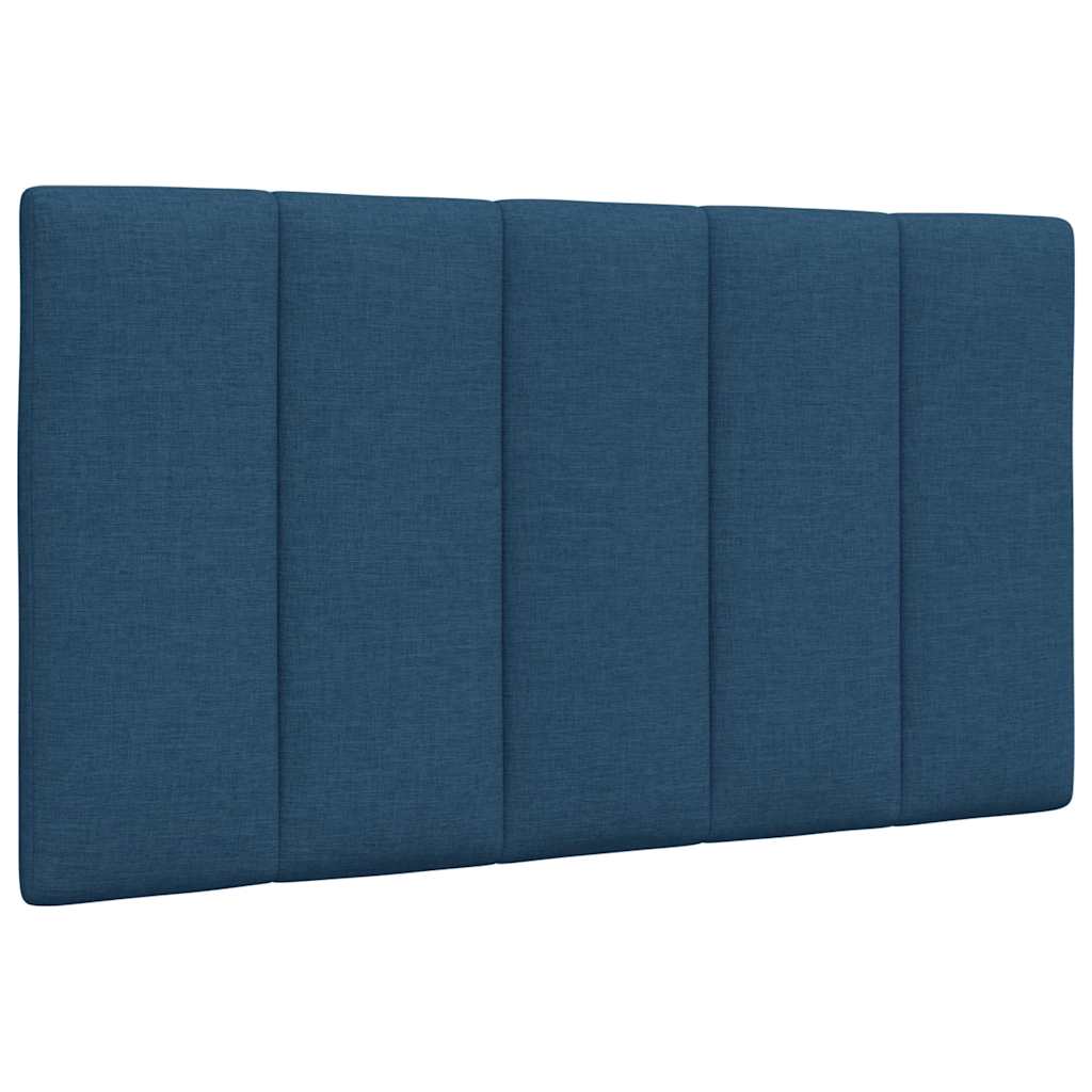 vidaXL Lit avec matelas « Hanko » bleu 80x200 cm tissu