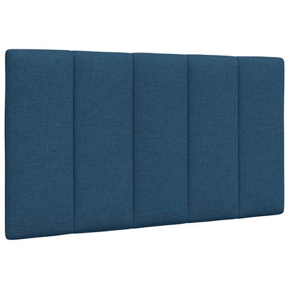 vidaXL Lit avec matelas « Hanko » bleu 80x200 cm tissu