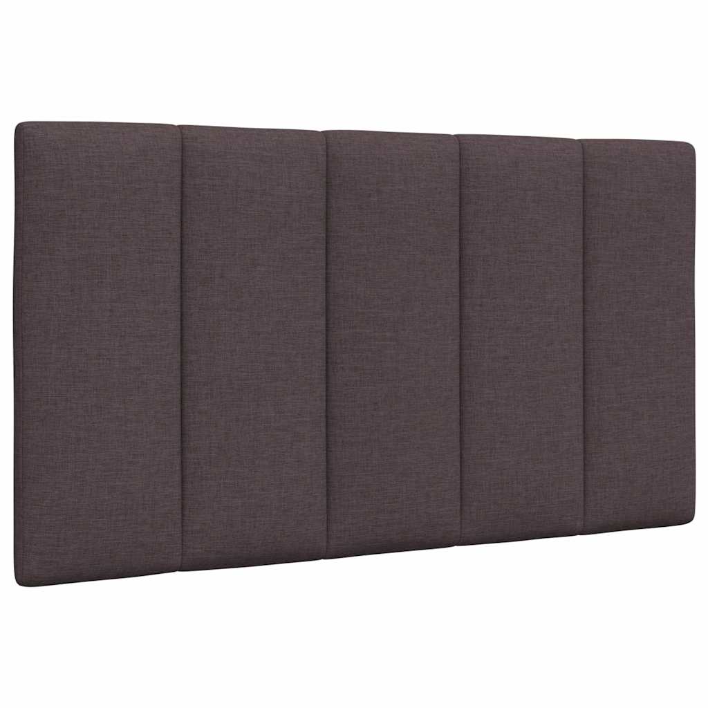 vidaXL Lit avec matelas « Hanko » Marron foncé 90x200 cm Tissu