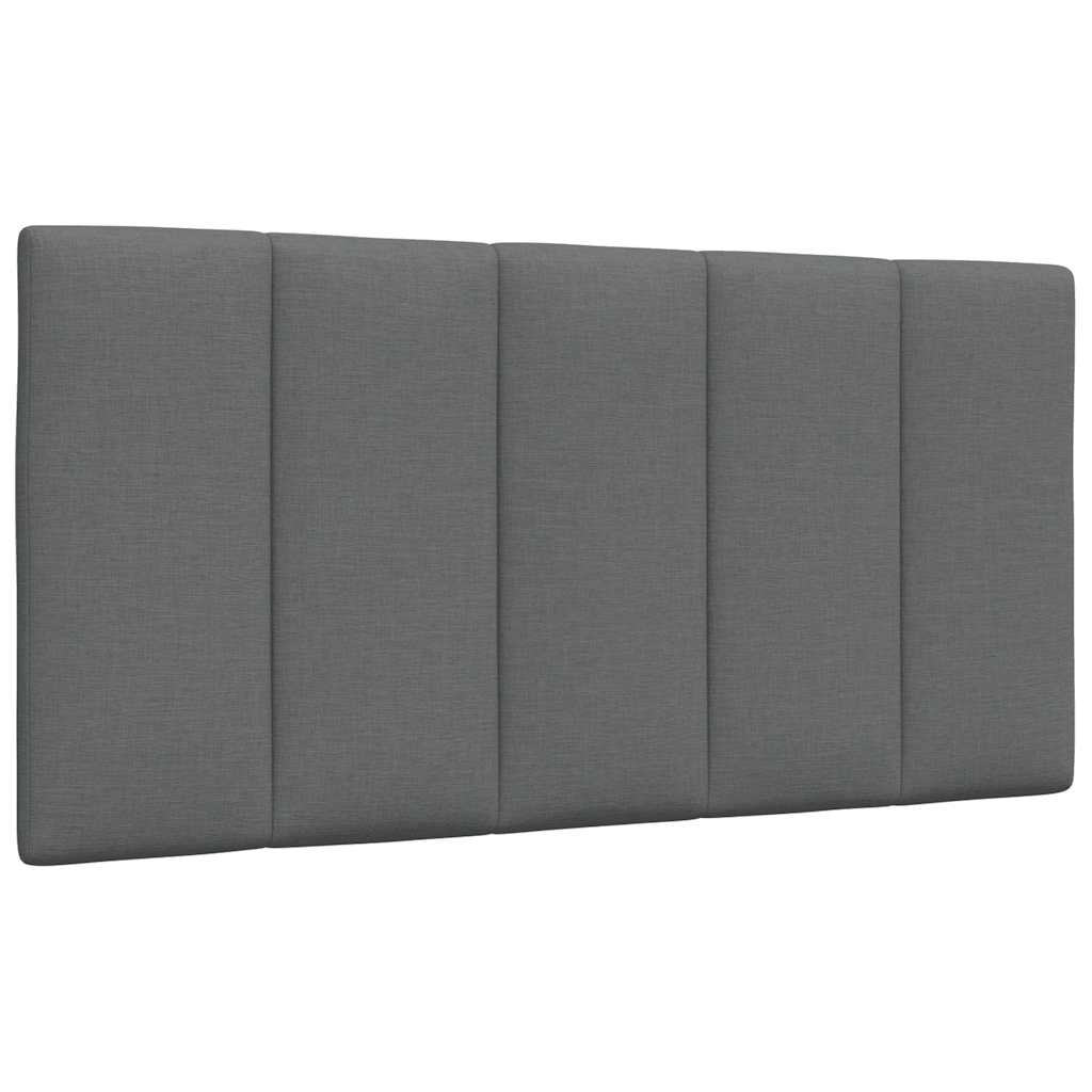 vidaXL Lit avec matelas « Hanko » gris foncé 100x200 cm Tissu