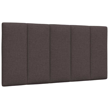 vidaXL Lit avec matelas « Hanko » Marron foncé 100x200 cm Tissu