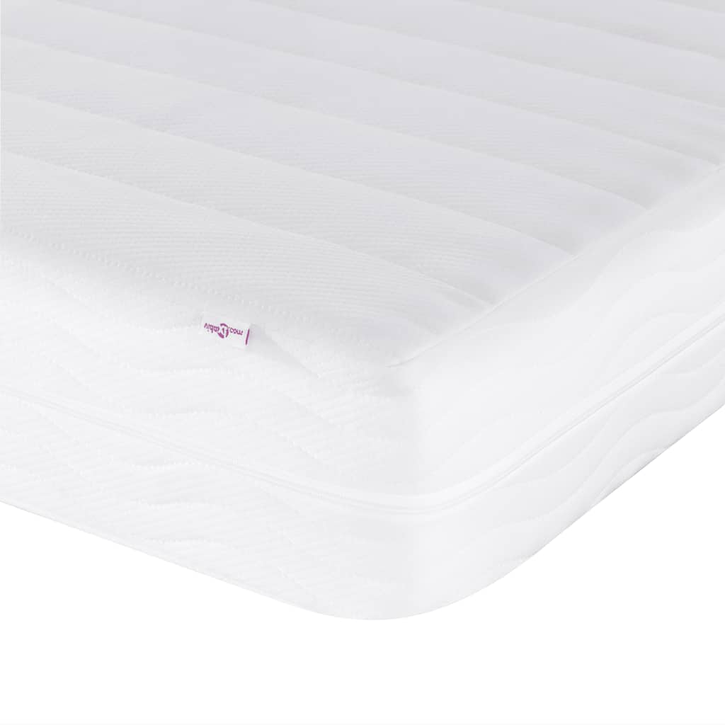 vidaXL Lit avec matelas « Hanko » Noir 120 x 200 cm Tissu