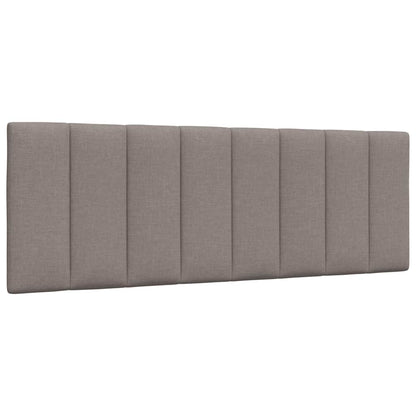vidaXL Bett mit Matratze "Hanko" Taupe 140x200 cm Stoff