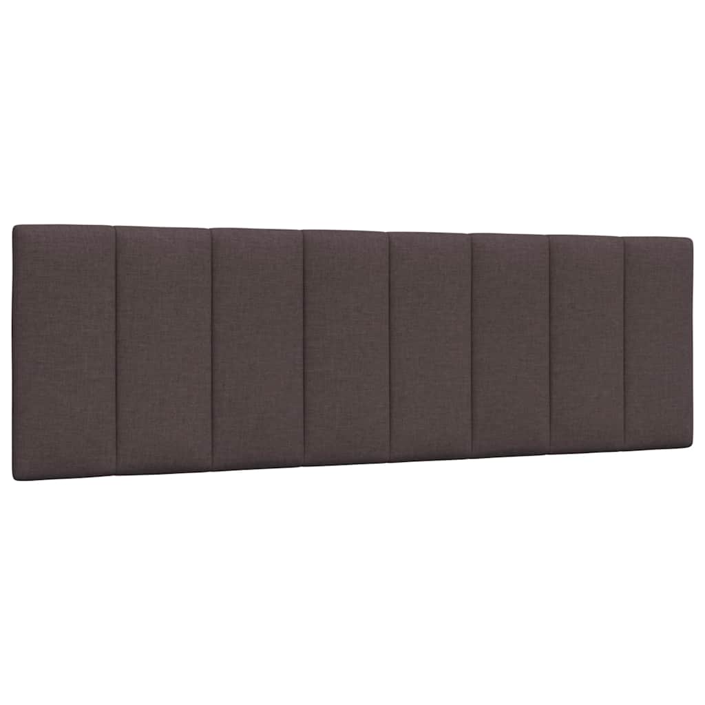 vidaXL Bett mit Matratze "Hanko" Dunkelbraun 160x200 cm Stoff