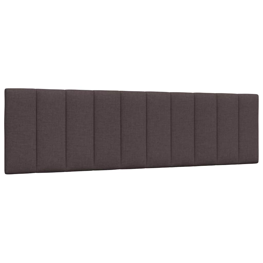 vidaXL Bett mit Matratze "Hanko" Dunkelbraun 180x200 cm Stoff