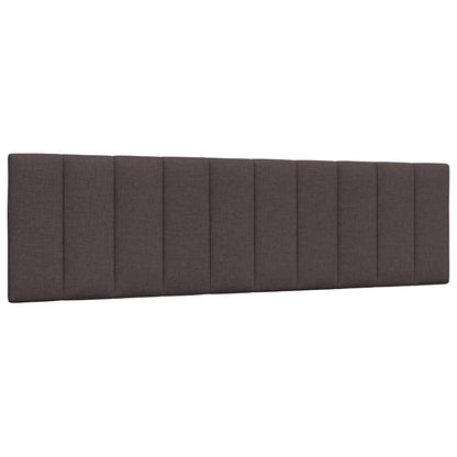 vidaXL Bett mit Matratze "Hanko" Dunkelbraun 180x200 cm Stoff