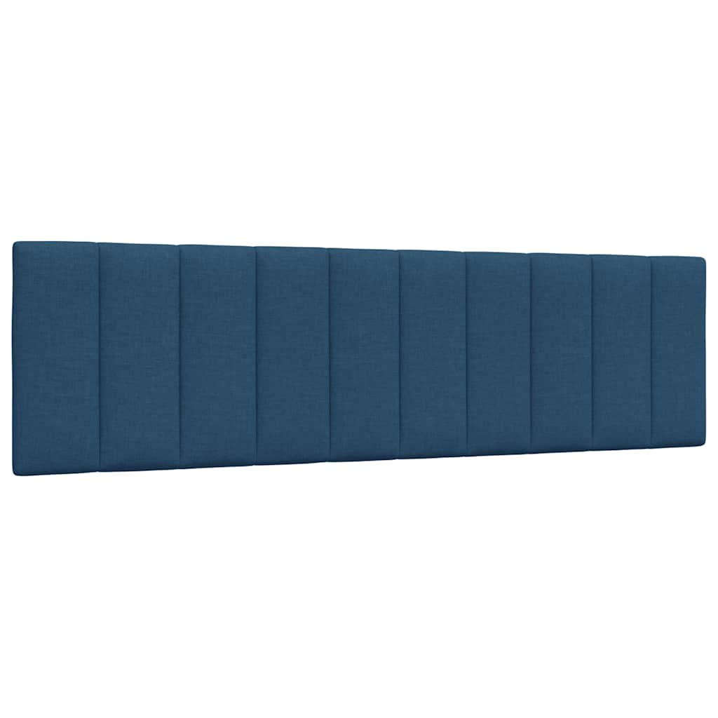 vidaXL Lit avec matelas "Hanko" bleu 180x200 cm Tissu