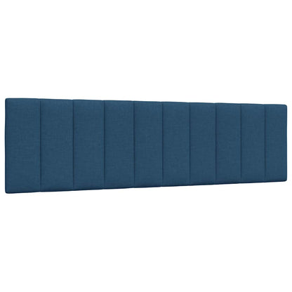 vidaXL Lit avec matelas "Hanko" bleu 180x200 cm Tissu