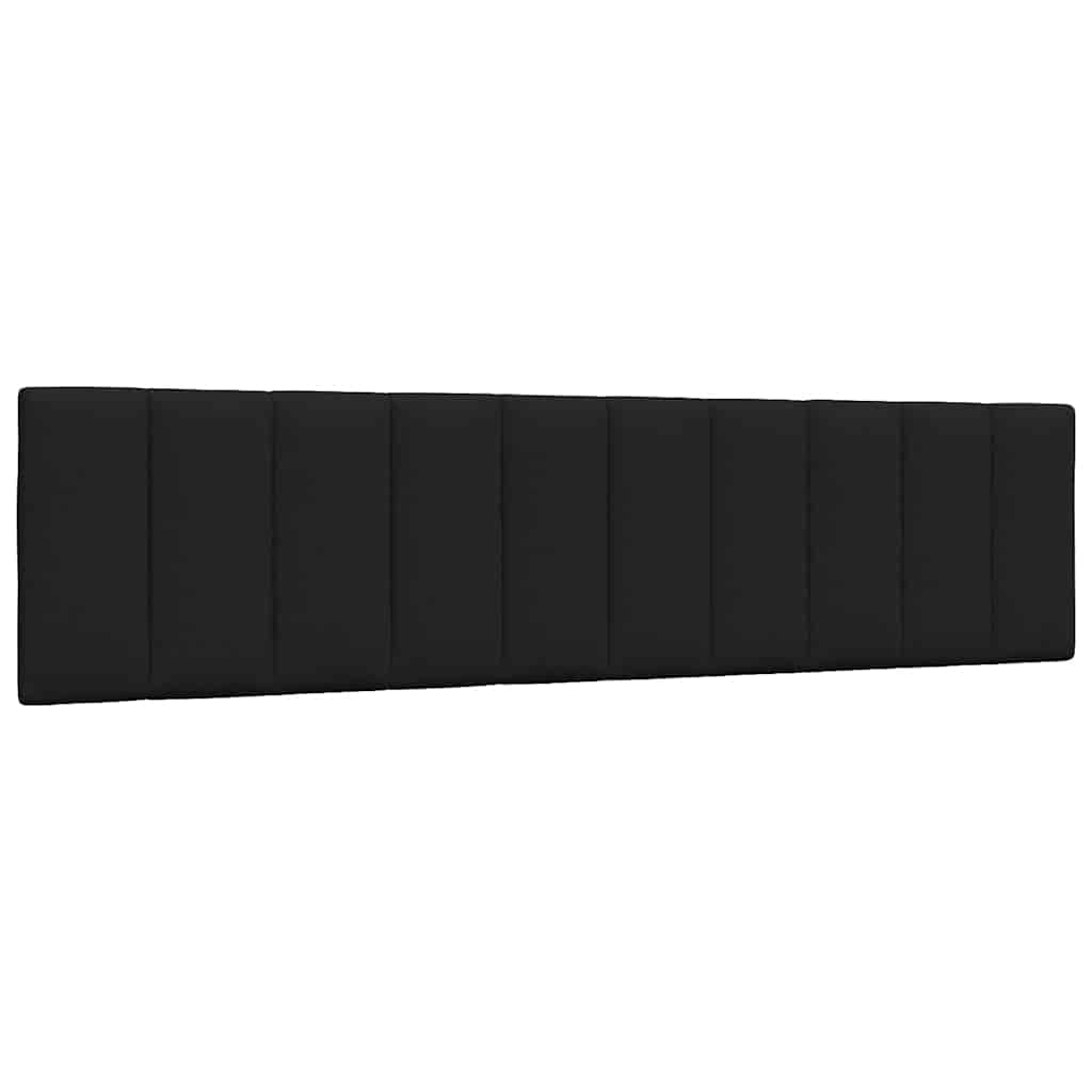 vidaXL Bett mit Matratze "Hanko" Schwarz 200x200 cm Stoff