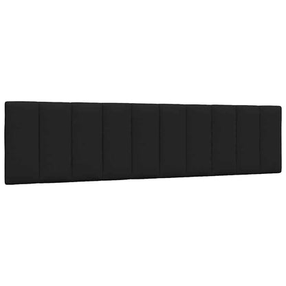 vidaXL Bett mit Matratze "Hanko" Schwarz 200x200 cm Stoff