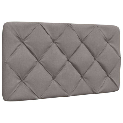 Bettgestell ohne Matratze Taupe 90x200 cm Stoff