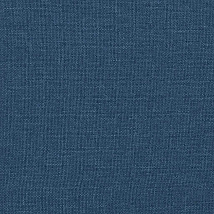 vidaXL Bettgestell ohne Matratze Blau 90x200 cm Stoff