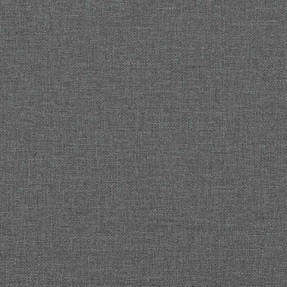 vidaXL Bettgestell ohne Matratze Dunkelgrau 120x200 cm Stoff