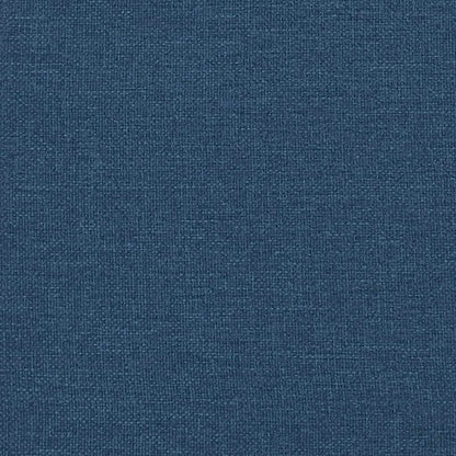 vidaXL Bettgestell ohne Matratze Blau 140x190 cm Stoff