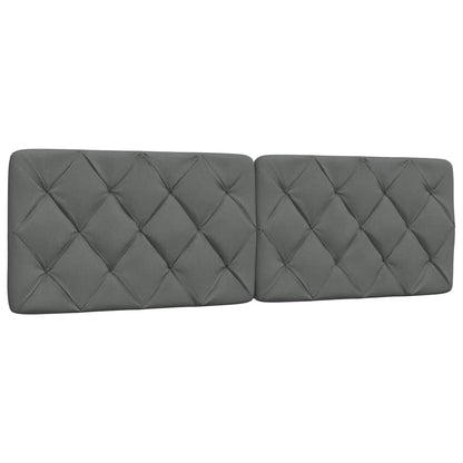 vidaXL Bettgestell ohne Matratze Dunkelgrau 160x200 cm Stoff