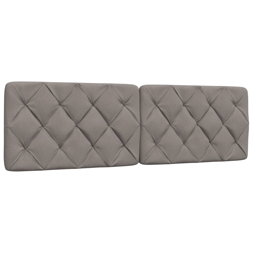 vidaXL Cadre de lit sans matelas Taupe 160x200 cm Tissu