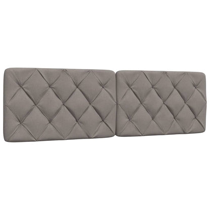 vidaXL Cadre de lit sans matelas Taupe 160x200 cm Tissu