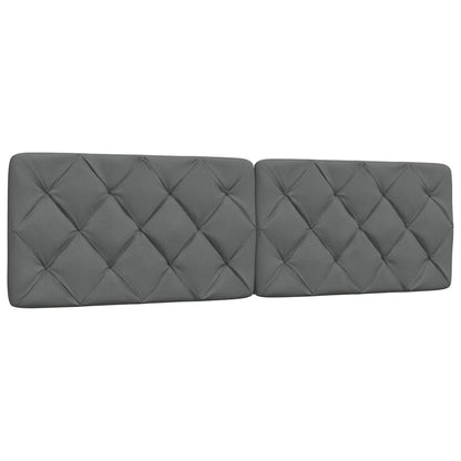 vidaXL Bettgestell ohne Matratze Dunkelgrau 180x200 cm Stoff