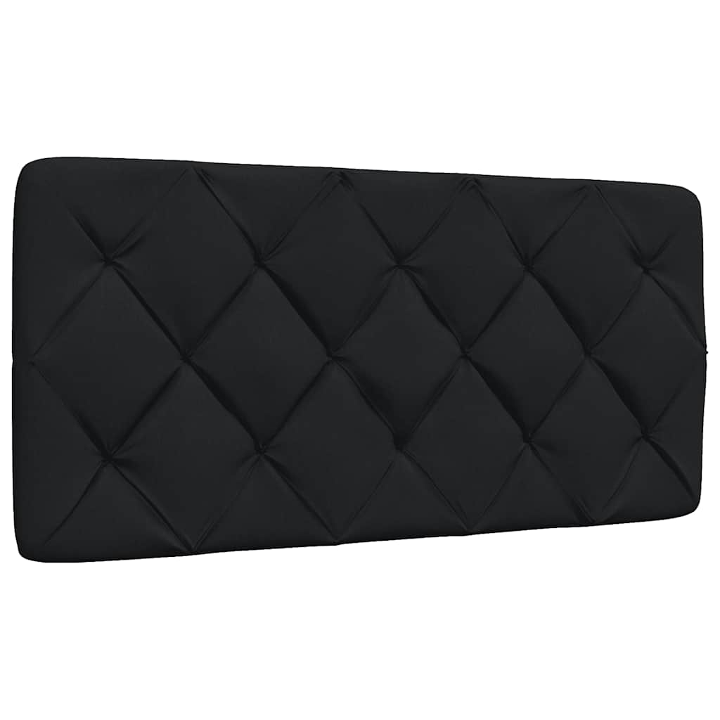 vidaXL Bettgestell mit LED ohne Matratze Schwarz 100x200 cm Stoff