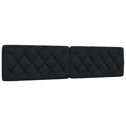vidaXL Bettgestell mit LED ohne Matratze Schwarz 200x200 cm Stoff