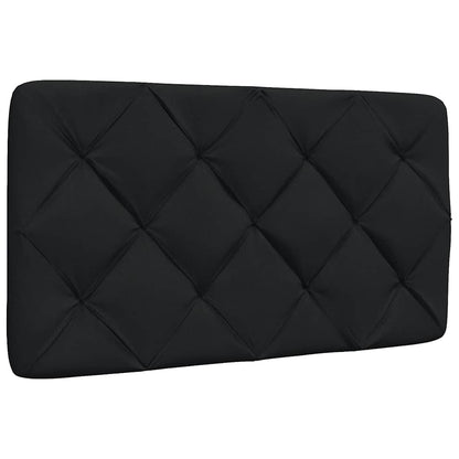 vidaXL Bett mit Matratze Schwarz 80x200 cm Stoff