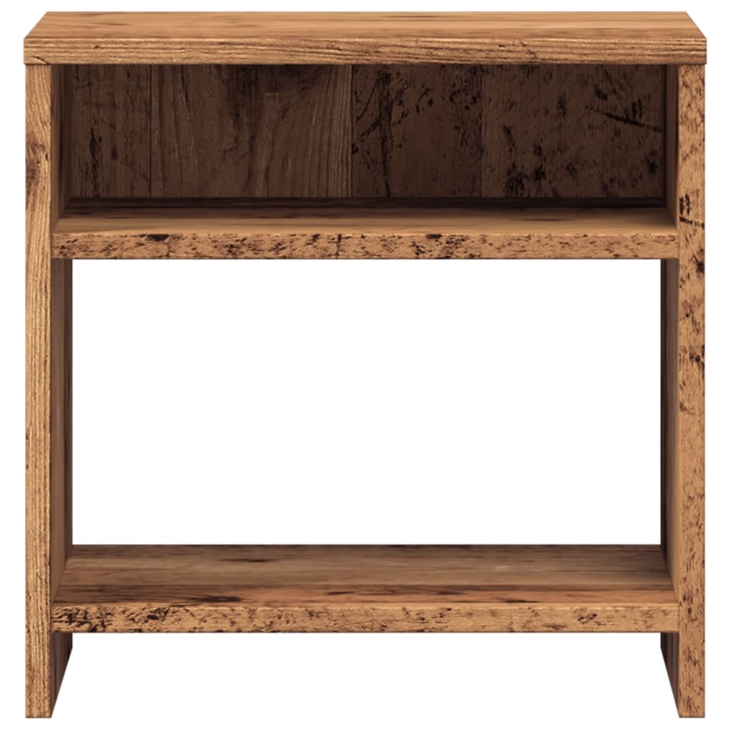 vidaXL Nachttische 2 Stk. Altholz-Optik 40x30x40 cm Holzwerkstoff