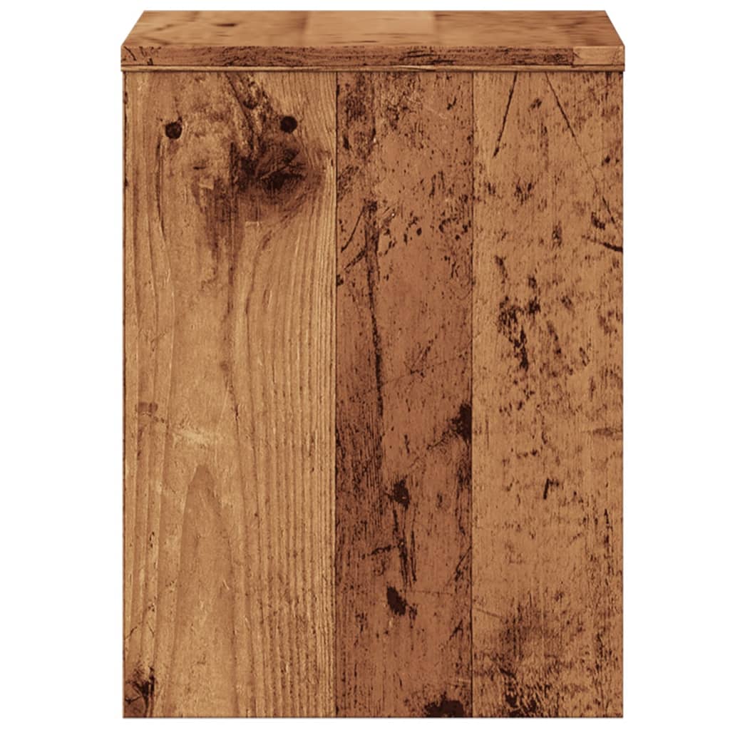 vidaXL Nachttische 2 Stk. Altholz-Optik 40x30x40 cm Holzwerkstoff