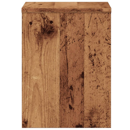 vidaXL Nachttische 2 Stk. Altholz-Optik 40x30x40 cm Holzwerkstoff