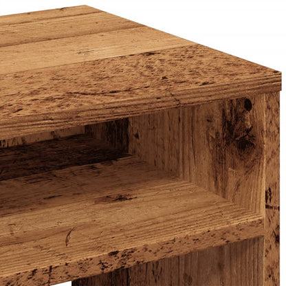 vidaXL Nachttische 2 Stk. Altholz-Optik 40x30x40 cm Holzwerkstoff