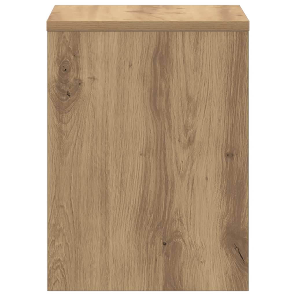 vidaXL Nachttische 2 Stk. Artisan-Eiche 40x30x40 cm Holzwerkstoff