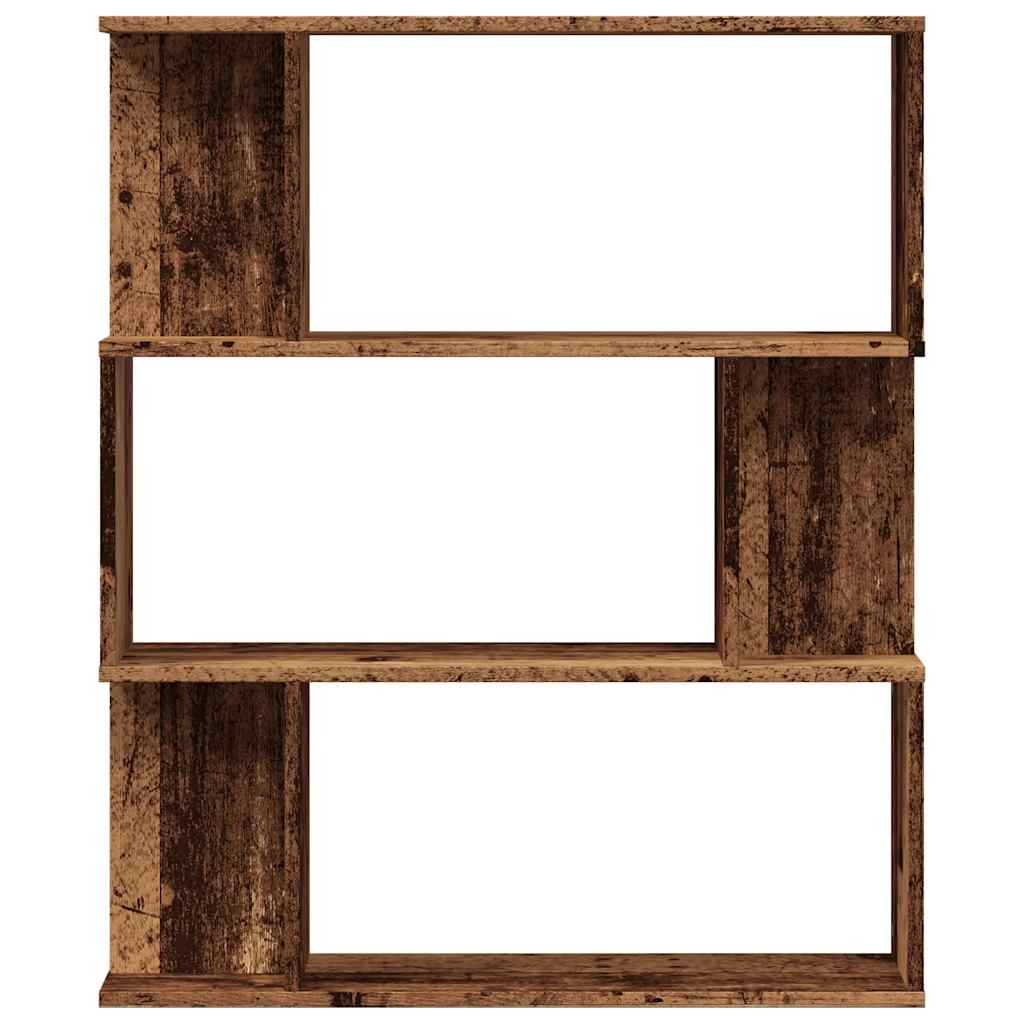 vidaXL Étagère à livres aspect bois de récupération 80x24x96 cm Bois d'ingénierie
