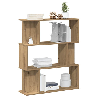 vidaXL Étagère Chêne Artisan 80x24x96 cm Bois d'ingénierie