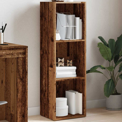 vidaXL Bücherregal Altholz-Optik 36x30x114 cm Holzwerkstoff