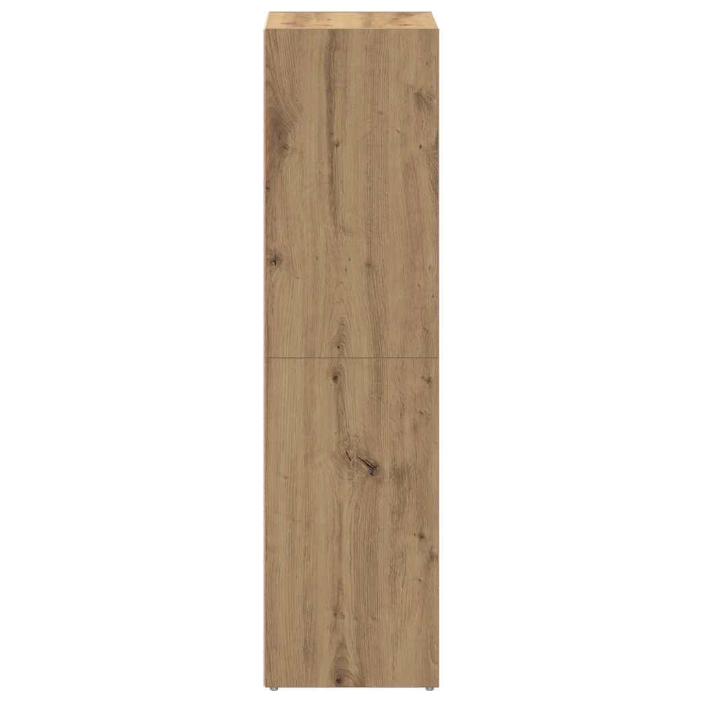 vidaXL Bücherregal Artisan-Eiche 36x30x114 cm Holzwerkstoff