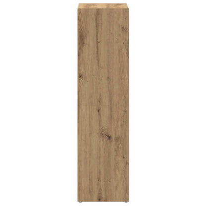 vidaXL Bücherregal Artisan-Eiche 36x30x114 cm Holzwerkstoff