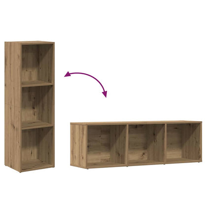vidaXL Bücherregal Artisan-Eiche 36x30x114 cm Holzwerkstoff
