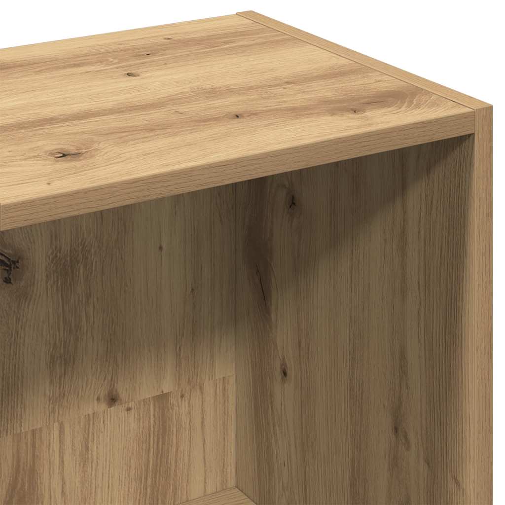 vidaXL Bücherregal Artisan-Eiche 36x30x114 cm Holzwerkstoff