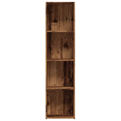 vidaXL Bücherregal Altholz-Optik 36×30×143 cm Holzwerkstoff