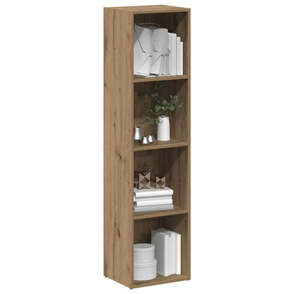 vidaXL Bücherregal Artisan-Eiche 36x30x143 cm Holzwerkstoff