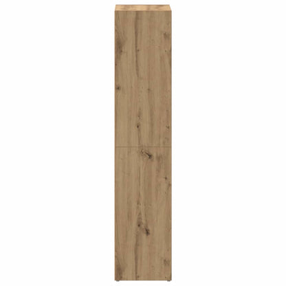 vidaXL Bücherregal Artisan-Eiche 36x30x143 cm Holzwerkstoff